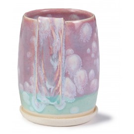 SW-150 Celadon Bloom Under SW-251 Pink Opal Stoneware Combination SW-150 Celadon Bloom Under SW-251 Pink Opal Stoneware Combination